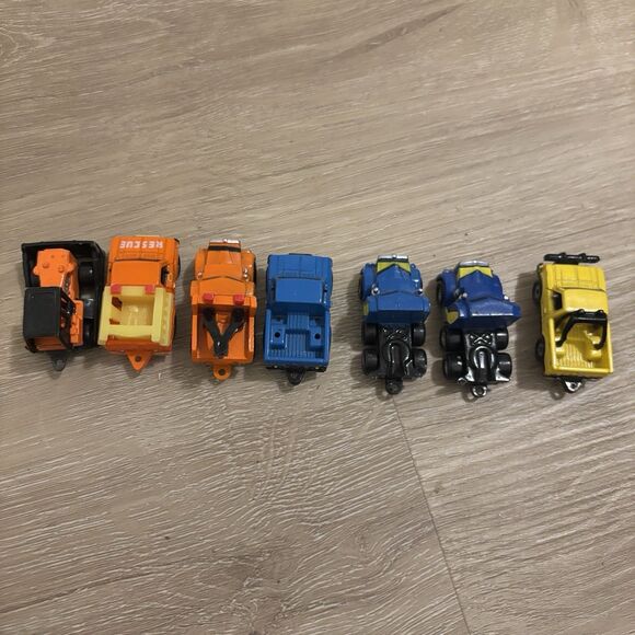 VINTAGE Micro Machines Work Lot of 7: Construction Truck Digger Galoob 80s 90s - Picture 3 of 6